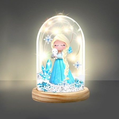 Set for creativity "Create a nightlight", a winter princess-1