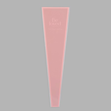Package Concert Flowers, "Love", 12.5+4x45 cm, pink