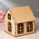 Wedding Bank "House", wood, collapsible, 25x26x24 cm