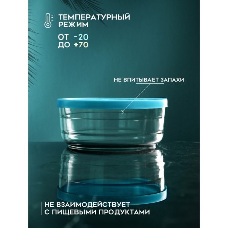 DEN container, 800 ml, glass, Iran, mix-1