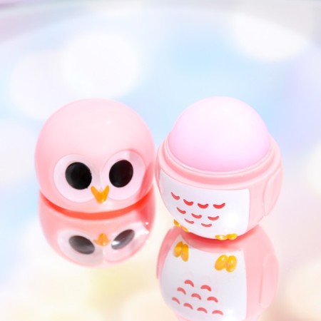 Lip balm "owl", mix of flowers and aromas-3