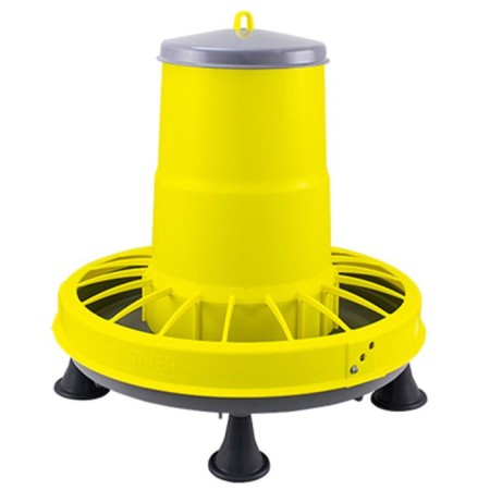 Bunker feeder for poultry 8.5 kg, on legs, plastic, compacta