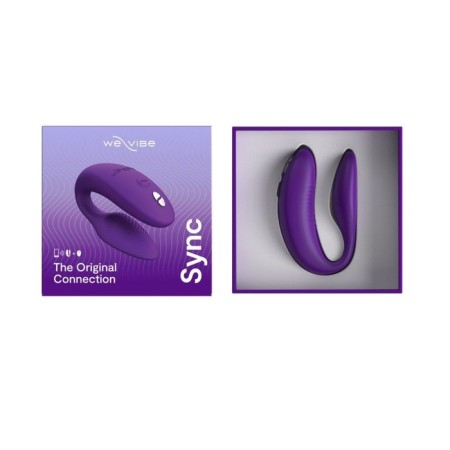 Vibrator for steam We-Vibe Sync 2, 7.7 cm, purple-4