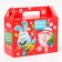 New Year. Gift box New Year's casket simple "Smeshariki" license 23 x 10 x 16.5 cm (+4.5 cm).