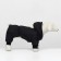 Combines for animals, winter on fleece, s (DS 20-22 cm, OG 32-34 cm, Osh 26 cm), black