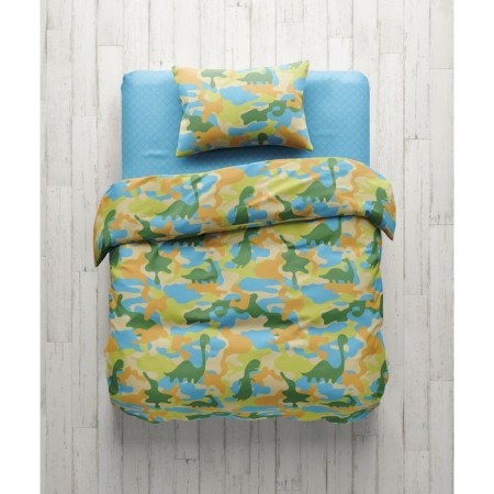 Bed linen 1.5 joint venture dino camouflage, size 150x214 cm, 143x215 cm, 70x70 cm-1
