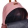 Young backpack from textiles on lightning, 4 pockets, pink color