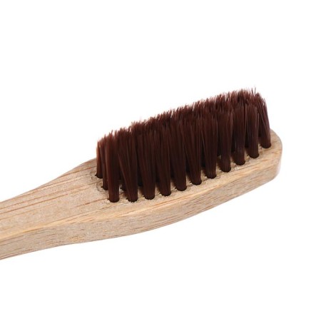 Bamboo toothbrush of medium stiffness, Mix flowers-6