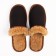 Male slippers, black color, size 44