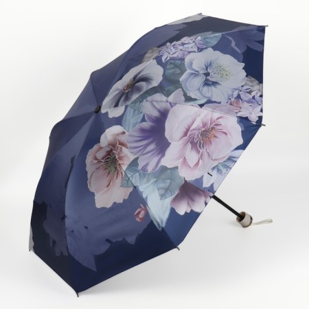 Mechanical “violets” umbrella, eonge, 4 additions, 8 knitting needles, r = 49 cm, color mix-4