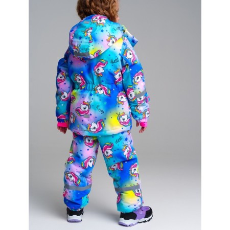 Winter kit for the girl PlayTode: jacket and semi -combineson, height 104 cm-8
