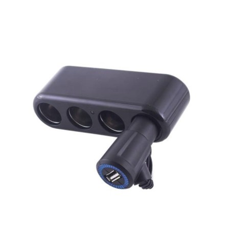 Smuster Squint 4 Nests + USB SkyWay black, fuse 10a, USB 1A, S02301015-1
