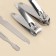 Manicure set "Nice Day", 6 items, in case, pink color