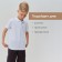T -shirt Children's Polo Minaku: Basic Line Color White, Height 152
