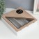 Casket Wood with divisions "Dining objects" 26x24x6.5 cm