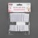 Flasp for a bra, 3 rows 2 hooks, 3.3 × 2.8 cm, 3.3 × 5 cm, 10 pcs, white color