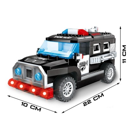 Block designer "Special Forces", light and sound effects, drives, 72 details-1
