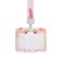 Badge horizontal external size 10 x 7.8 cm, internal size 5.2 x 8.2 cm, tape 42 cm, with the pattern "Bear"