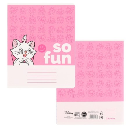 Notebook in a line of 24 sheets, 5 types of mix, cover coated cardboard, cats aristocrats-4