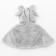 Carnival cape "lamb", height 104-128 cm, gray