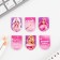 Magnetic bookmarks, 6 pcs "Princess"