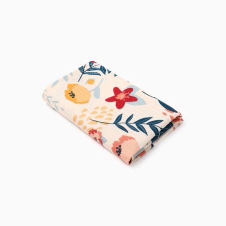 Facial towel "Flower Field" 45x90 cm, 100% HL, waffle leaf-1