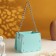 Wooden Kashpo 15.5x10x12 cm "Suma", Tiffany Pastel-Serebro