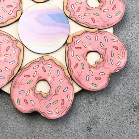 Hot "Donut" stand, 20 cm, juniper-2