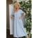 Women's dress, size 50, blue color