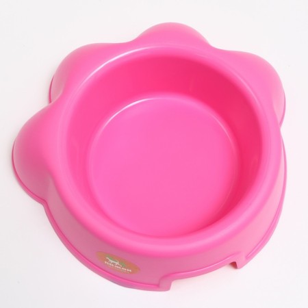 Figure plastic bowl 26.5 x 24 x 8.5 cm, pink-1