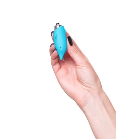 Eromantica Jolly minivibrator, 7.5 cm, silicone, blue color-8