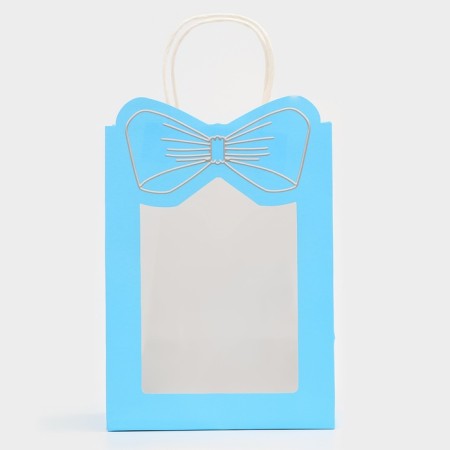Gift package with the eye "Bant", 19 x 26 x 13 cm, blue-2
