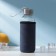 A glass bottle in the case “Summer”, 300 ml, h = 17.5 cm, Mix drawing