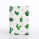 Passport cover, white/green color