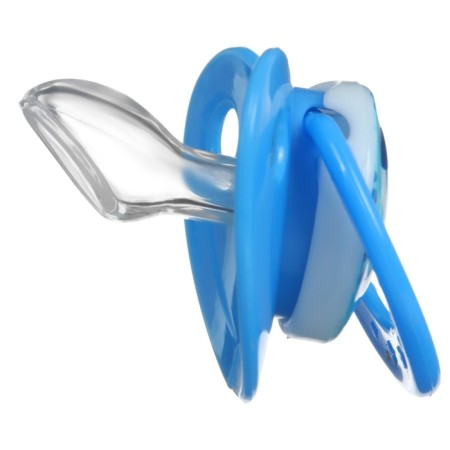 A dummy with a holder, orthodontic, from 0 months, in a container, species mix-14