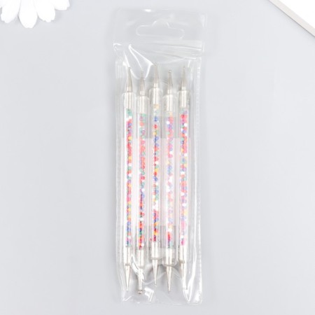 Tools for modeling and giving "balls" a set of 5 pcs acrylic, metal 13 cm-3