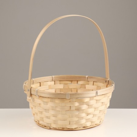 Wicker basket, 26x12/30 cm, bamboo