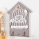 Decorative tree hooks "Two parrots and cage" 20x0.5x26 cm