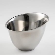 A stainless steel ice bucket of 17 × 17 × 12.5 cm, thickness 0.5 mm, 201 steel