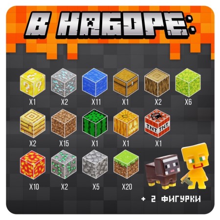 Unicon designer "Magnetic cubes. My world ", 2 figures, 80 details-3