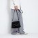 Bag Cross-Bodi with a zipper, black color