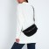 Bag Cross-Bodi with a zipper, black color