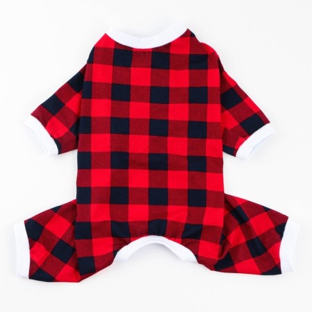 Komineson for animals Red-black in a cage, L (DS 39, Osh 36-38, OG 60-62)-3