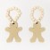 A set of rings for napkins 2 pcs. "Gingerbread", col. brown, 6*7 cm, tree