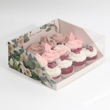 Confectionery box with PVC lid, packaging, 