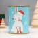 Socks in the bank "for the most cute bunny" (inside the socks are female, white color)