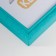 Photo frame plastic L-2 21x30 cm, turquoise