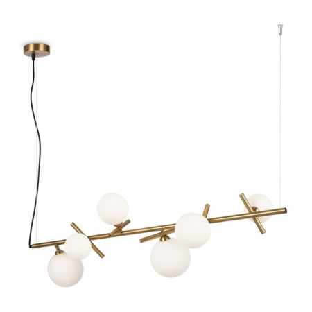Suspended Freya Blossom, G9, 6x25 W, 1700x310x1120 mm lamp-12