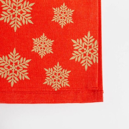 Textile pocket "snowflakes" 2 compartments, 20x41 cm-5