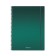 A4 notebook, 80 sheets in a cage on the crest Erichkrause Ice Metallic, plastic cover, elastic band, offset block, whiteness 100%, mix